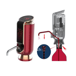 Dekanter Elektronik Vere me Aerator, Ekran LED dhe Ruajtës Vakumi photo 1