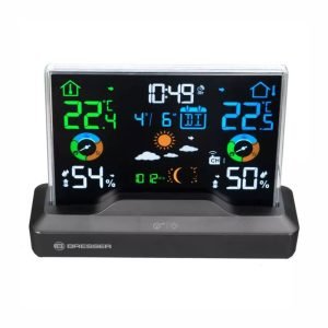 Stacioni i motit me ngjyra BRESSER radio me ekran pa kornizë 1