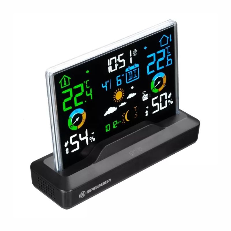 Stacioni i motit me ngjyra BRESSER radio me ekran pa kornizë 5