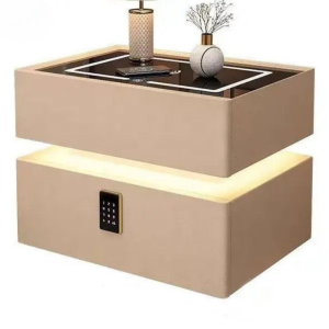 Tavolinë  Multifunksionale me Ndriçim LED dhe Kasafortë Inteligjente