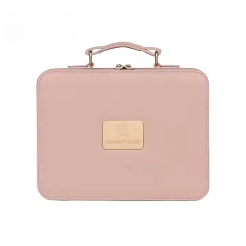 Valixhe Kozmetike Premium me Ndarëse të Përshtatshme dhe Pasqyrë Valixhe Kozmetike Premium me Ndarëse të Përshtatshme dhe Pasqyrë