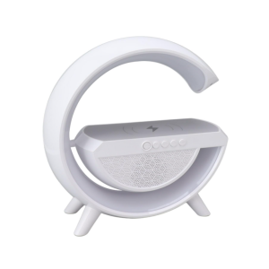 Lambë me Karikues Wireless dhe Altoparlant Bluetooth