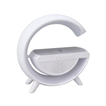 Lambë me Karikues Wireless dhe Altoparlant Bluetooth