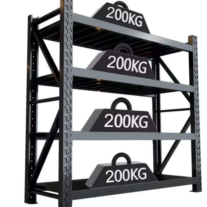 Rafte per magazina per supermarkete per farmaci Sistem rafte për organizimin e produkteve në depo