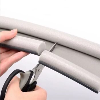 Shirit derash izolues në ngjyrë gri për mbrojtje nga zhurmat, ajri i ftohtë dhe pluhuri