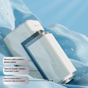 Kosh mbeturinash blu me sistem shtypjeje