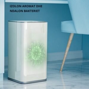 Kosh mbeturinash blu me sistem shtypjeje