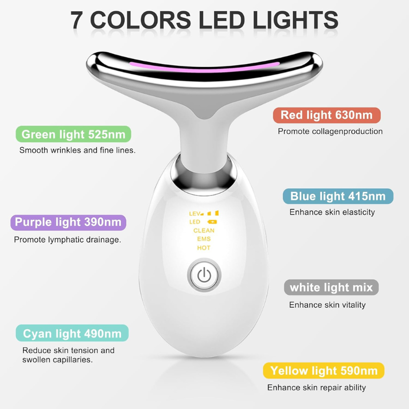 masazhator-ems-me-ngrohje-dhe-drite-kuqe Pajisje për kujdesin e lëkurës që rigjeneron dhe përmirëson qarkullimin e gjakut