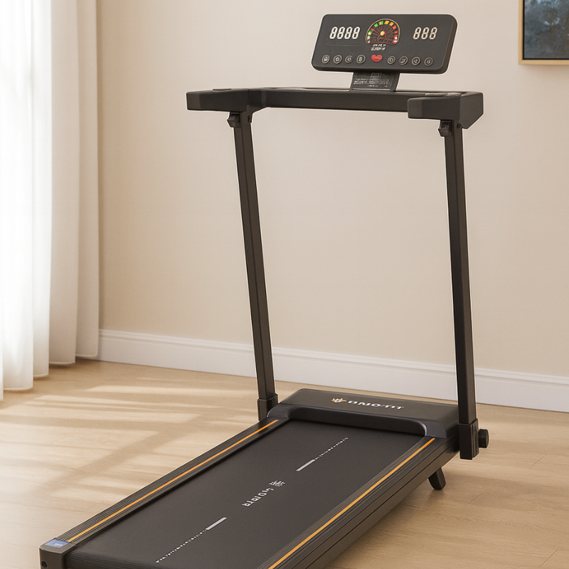 pajisje-fitness-piste-elektrike-kompakte Pistë elektrike me ekran LED për vrapim në shtëpi