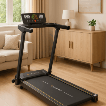 Pistë e palosshme për vrapim me dizajn modern